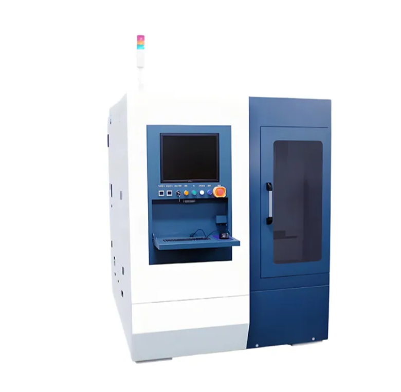 Automated laser glass cutting system production