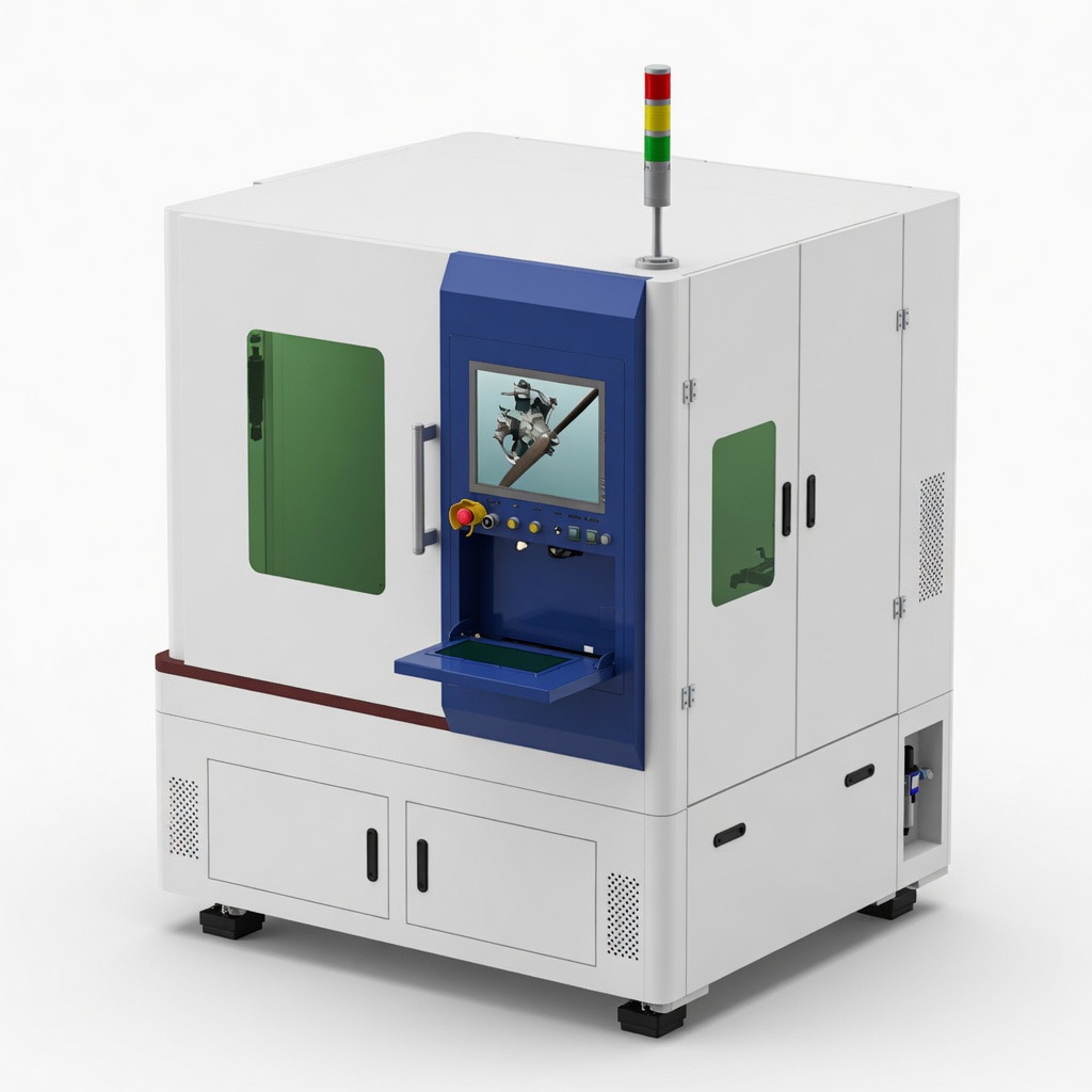 Glaslaserschneid- und -brechmaschine