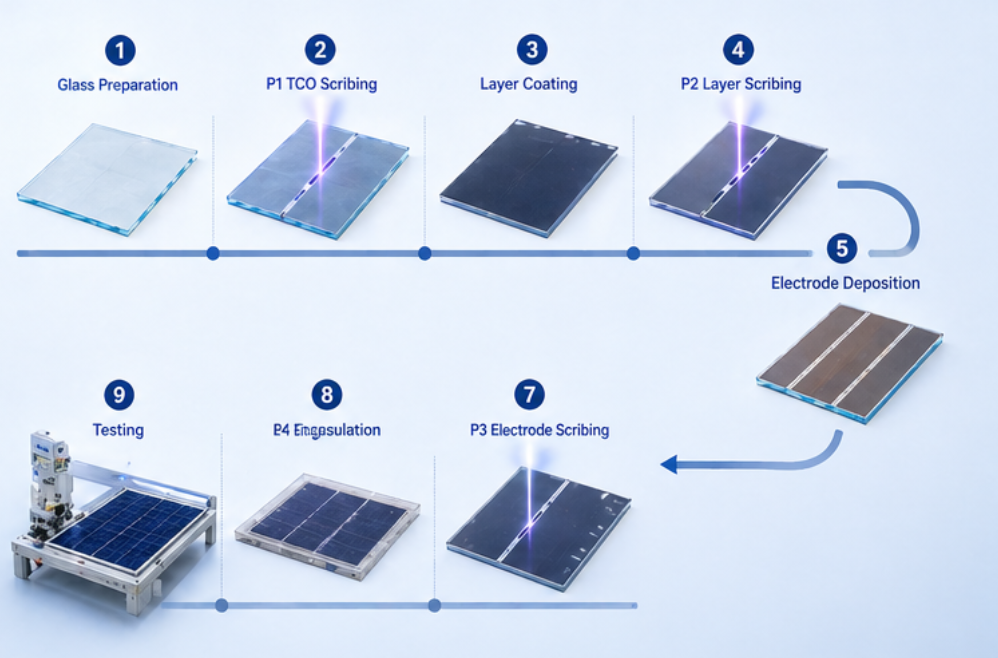 Design perovskite manufacturing line Design perovskite manufacturing line