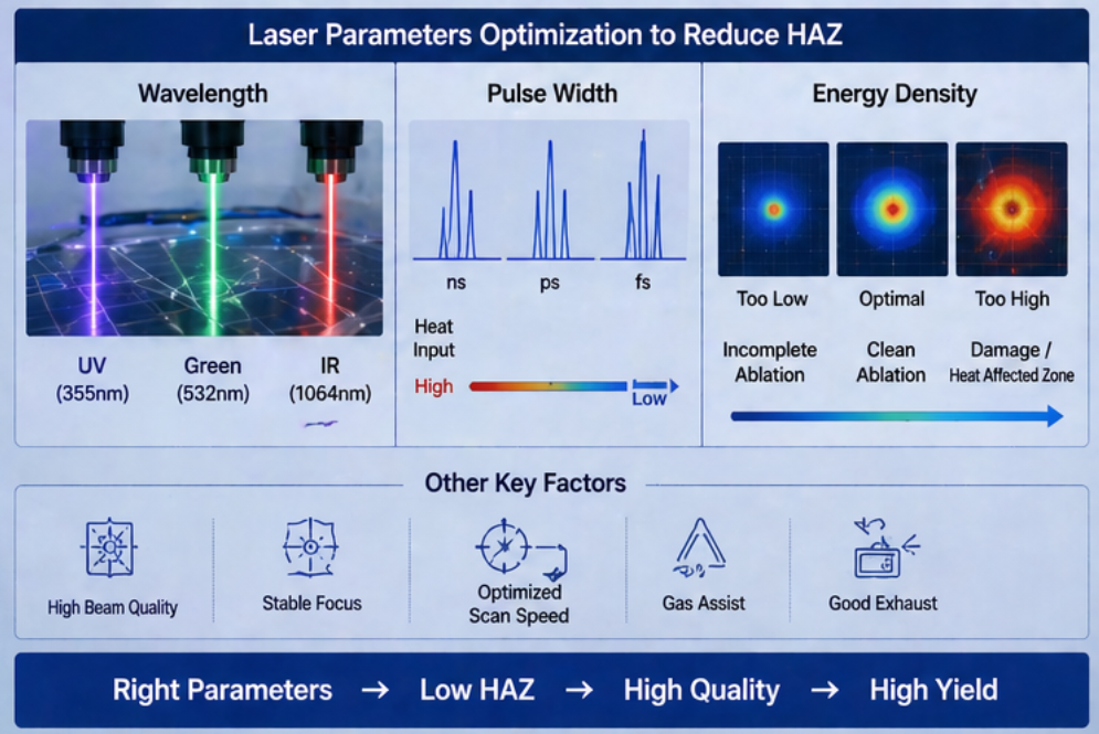 Picosecond laser scribing Picosecond laser scribing