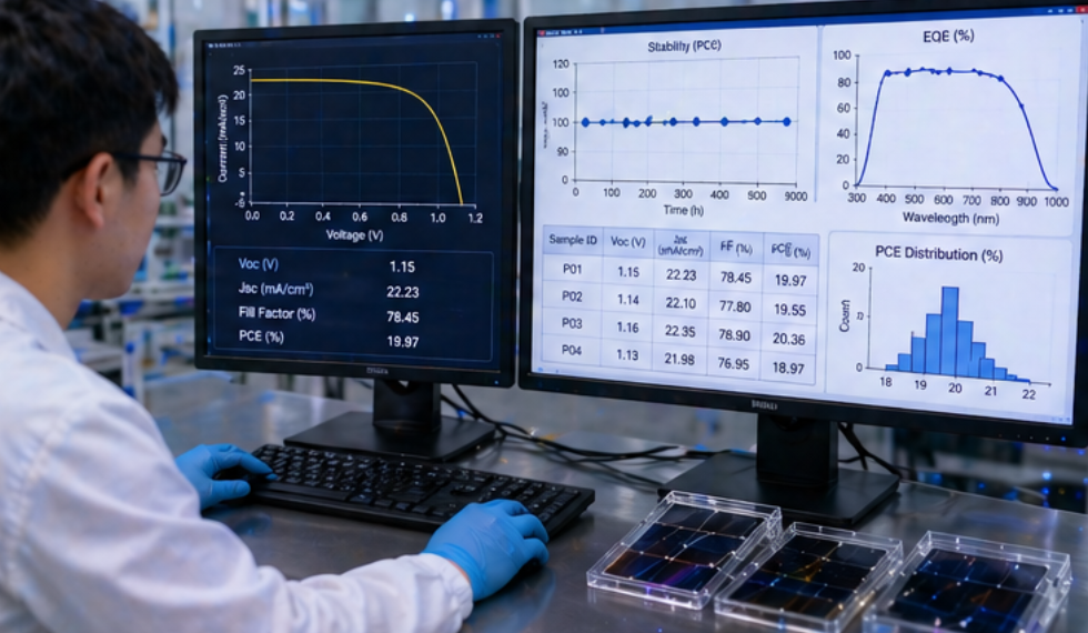 Select solar simulator for perovskite