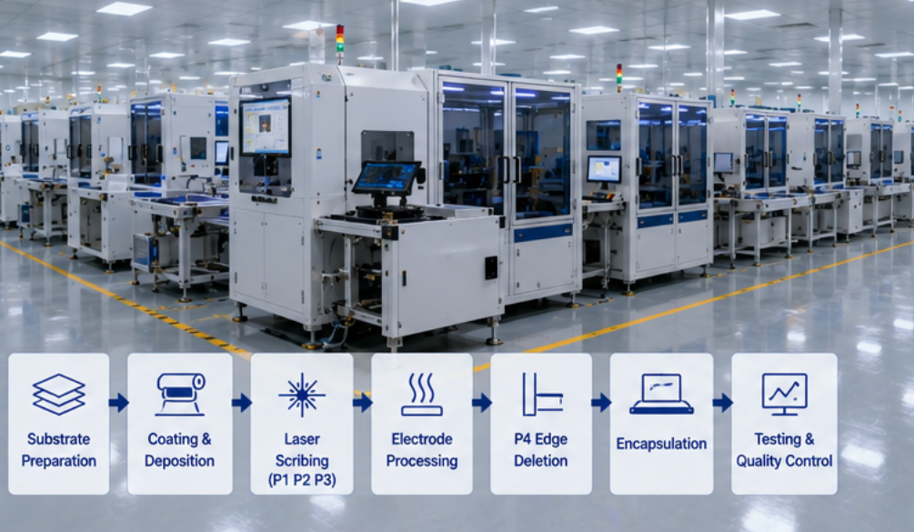 How to build a complete perovskite module production line