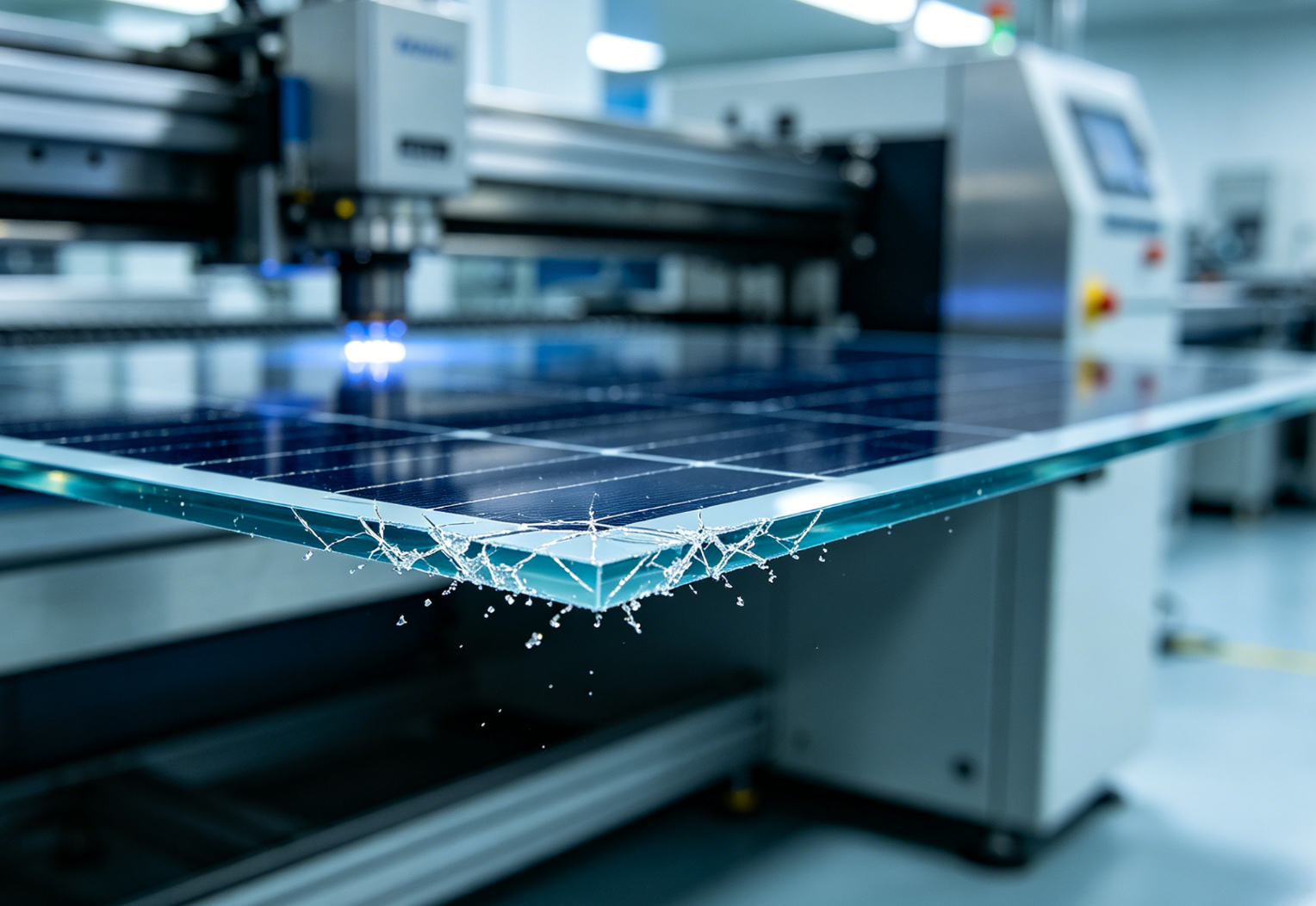 Glass edge chipping laser cutting Glass edge chipping laser cutting