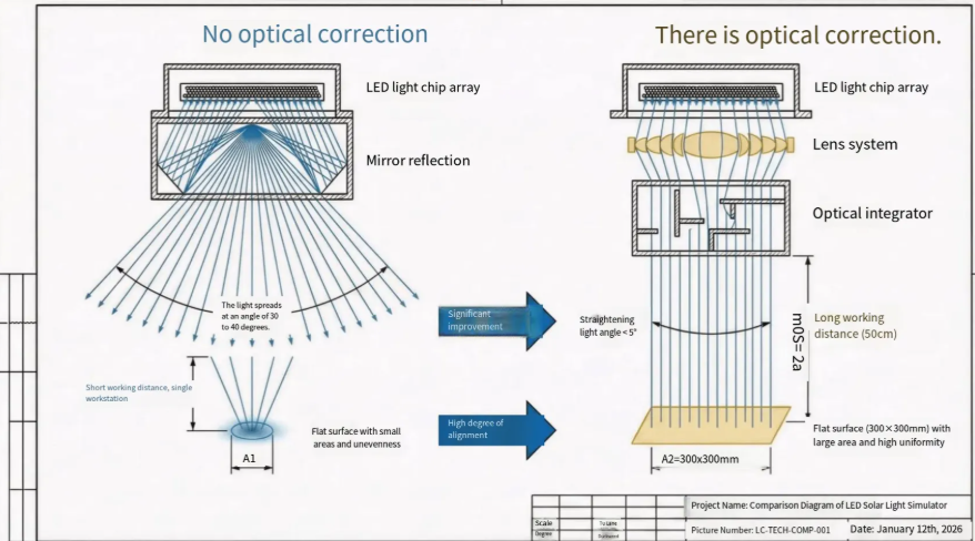 Solar simulator accuracy