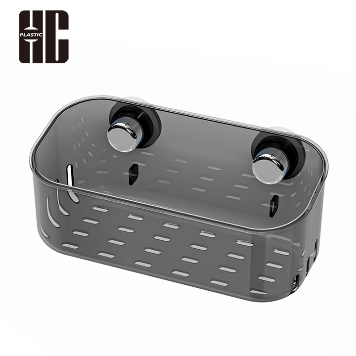 Practical Suction Storage Basket With Drainage Holes