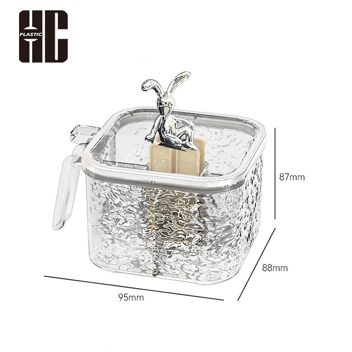 Transparent Seasoning Storage Solution For Kitchen