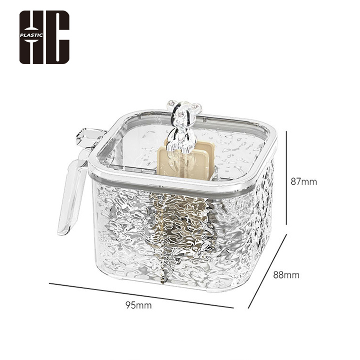 Transparent Seasoning Storage Solution For Kitchen