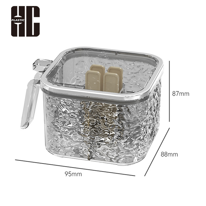 Transparent Seasoning Storage Solution For Kitchen