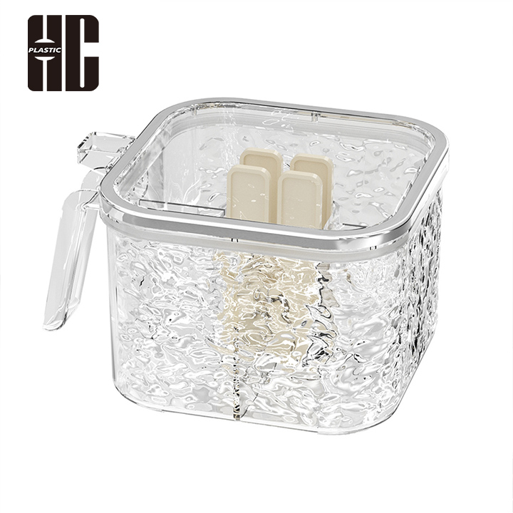 Transparent Seasoning Storage Solution For Kitchen