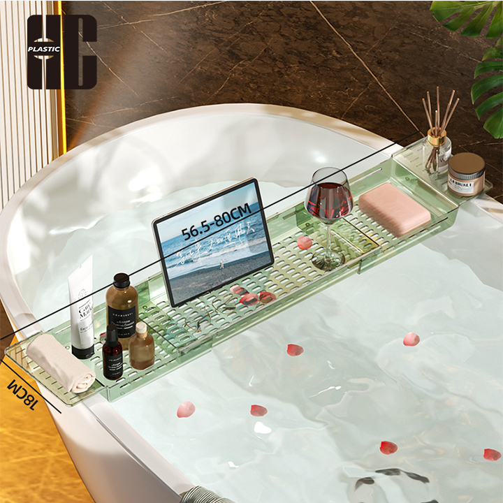 Bathroom Bathtub Tray With Extendable Design