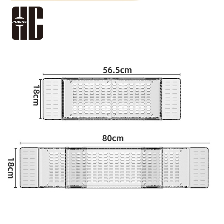 Bathroom Bathtub Tray With Extendable Design