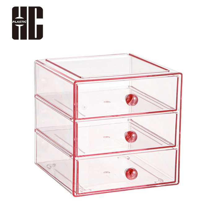 Cosmetic Acrylic Drawer Storage Box With Multiple Layers