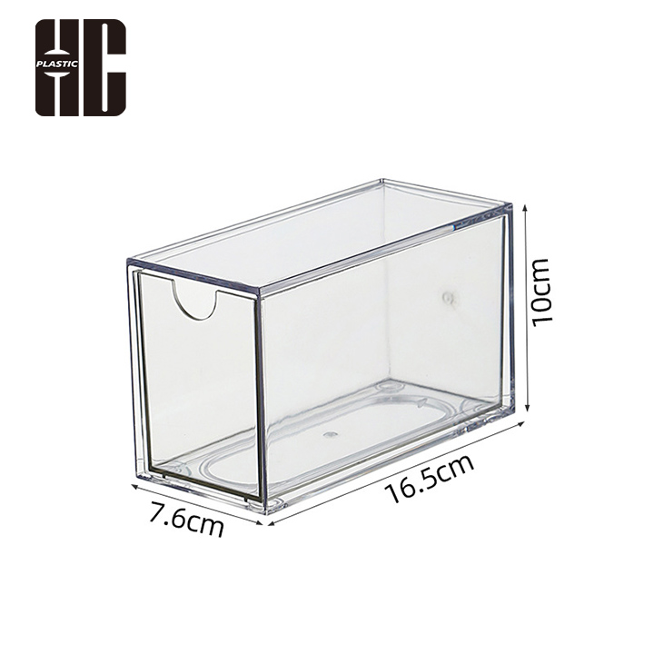 Space Saving Acrylic Storage Container With Multiple Compartments