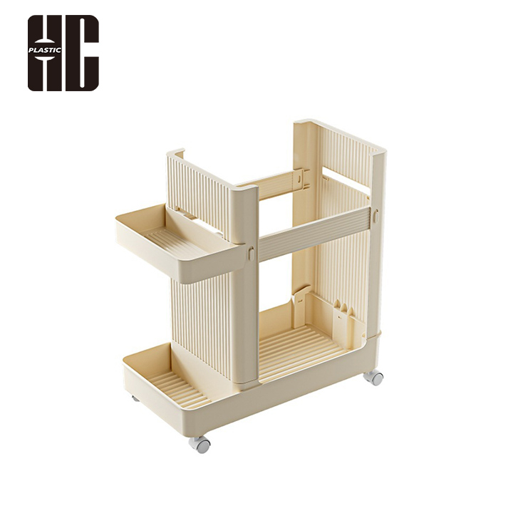 Rolling Plastic Cart For Fitness Equipment Storage