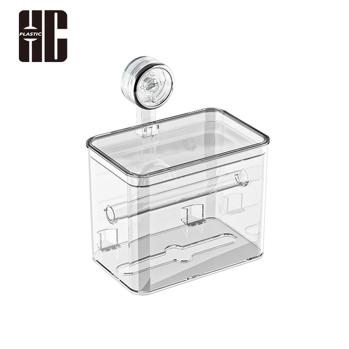 Wall - Mounted Plastic Tissue Box for Bathroom Organization