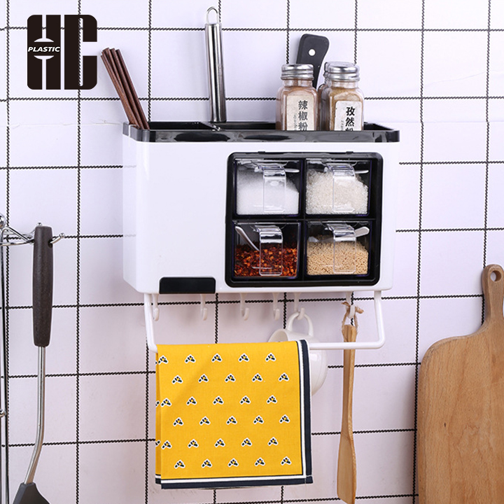 Kitchen Storage Solution with Hanging Hooks