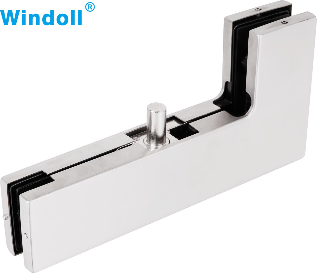 Frameless Hardware Steel Satin/Sanding Patch Fitting For Glass Mounting Clamp