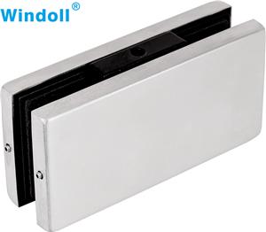 Upper And Bottom Hardware Stainless Steel Patch Fitting Glass Door