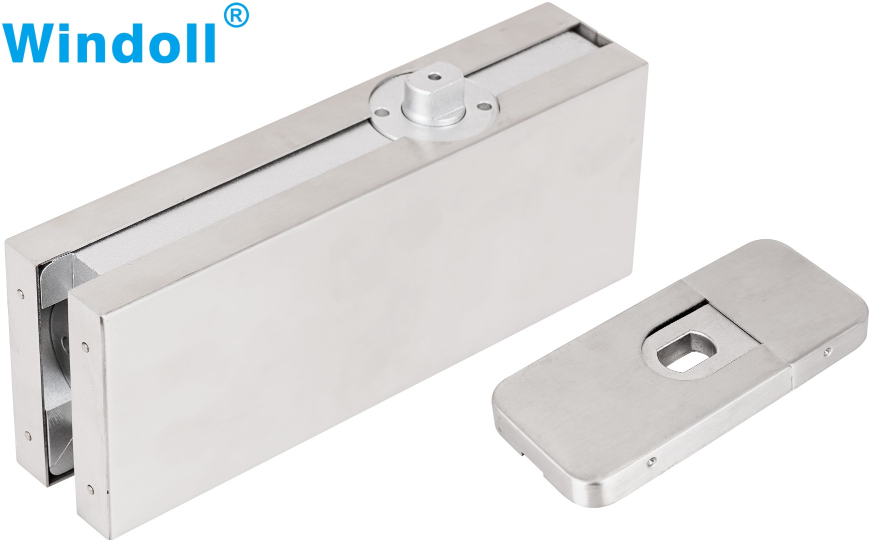 No-digging Hydraulic Heavy Duty Floor Spring Glass Concealed Door Closer