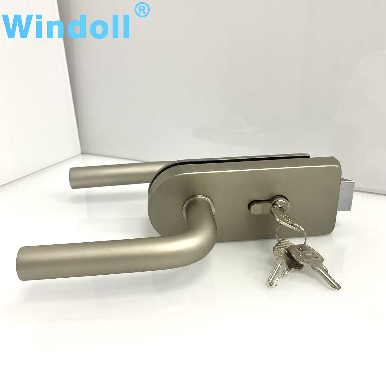 wholse tempered frameless glass door lock glass door lock with handles