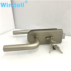 wholse tempered frameless glass door lock glass door lock with handles