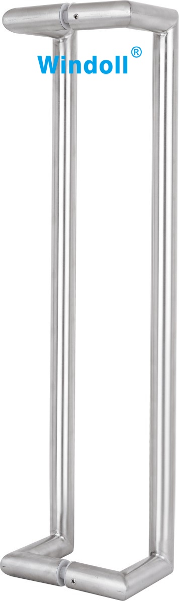 Customized High Quality Multi Style H S Square Tube Stainless Steel Glass Door Handle SS