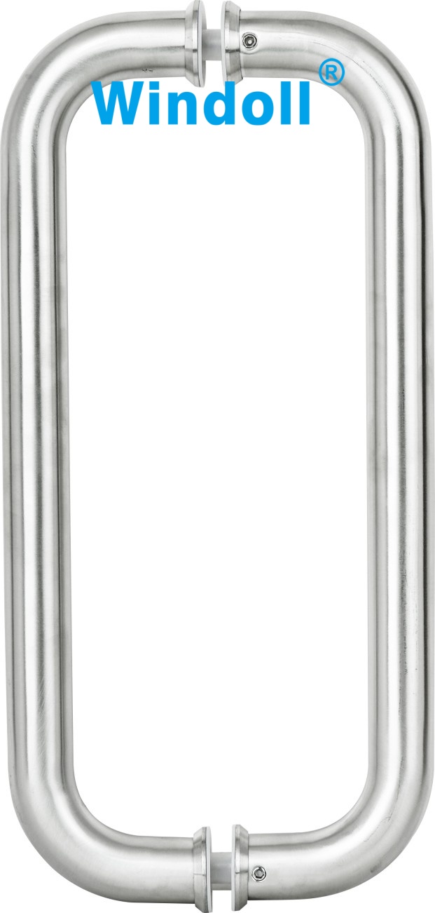 Condibe Shower Stainless Steel Room Glass Door Pull Handle Back to Back Towel Bar
