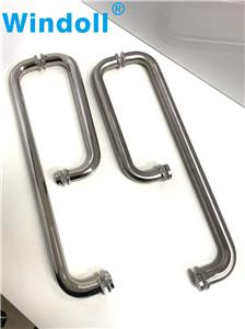 Shower Room Accessories Stainless Steel Shower Glass Door Handle Bathroom Glass Door Push Pull Handle