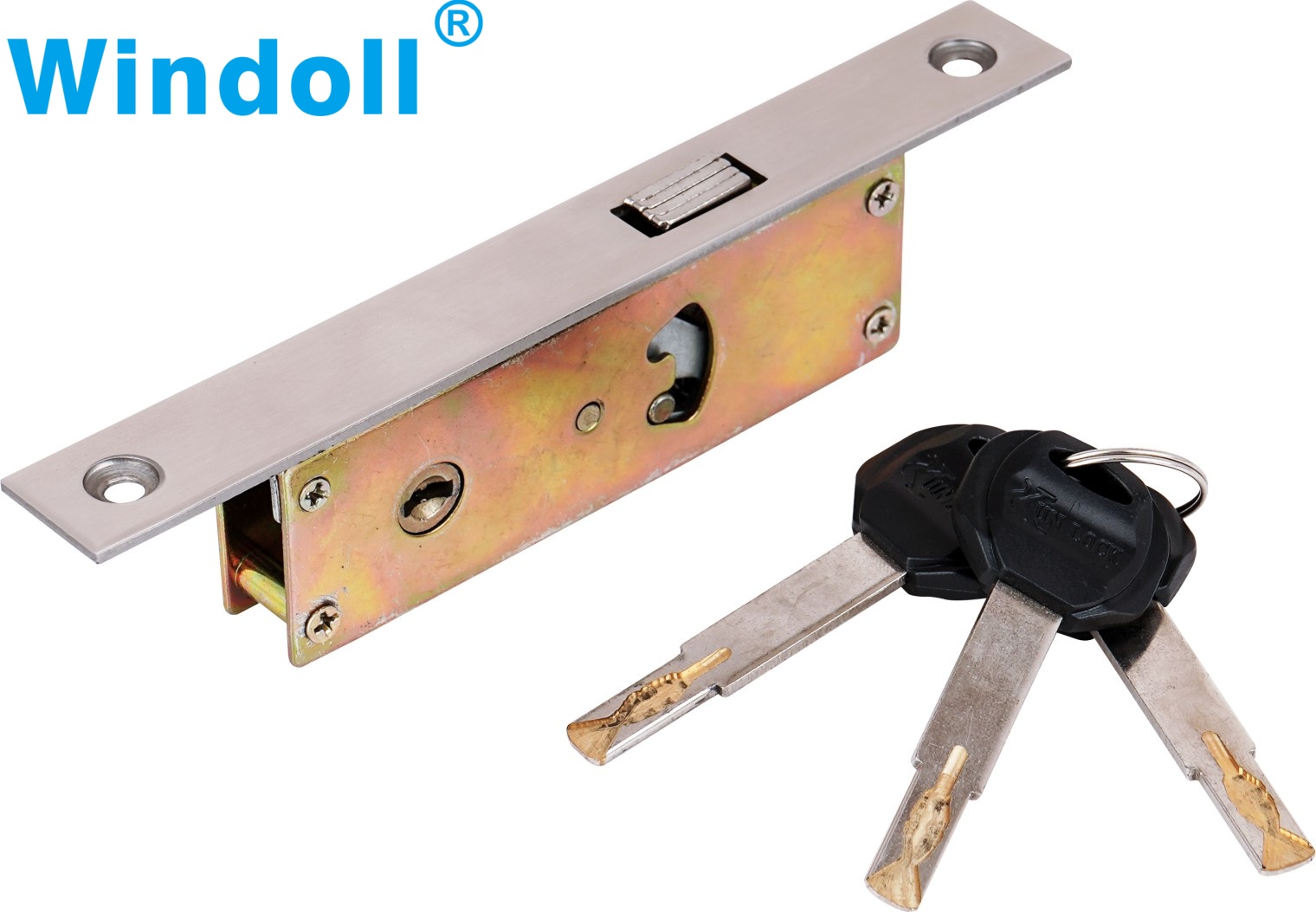 Hook Lock Tongue Profile Lock Sliding Mortise Door Lock for Sliding Door
