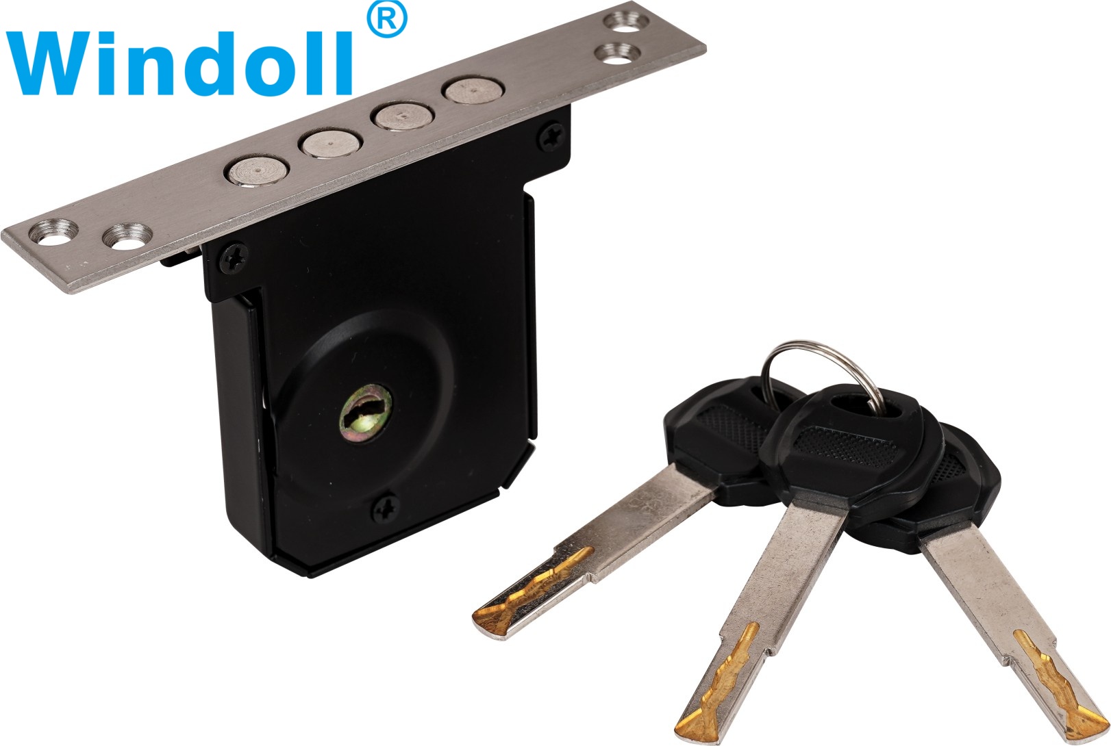 High Quality Security Hook Tongue Latch Lock Body Cylinder Lock Body Mortise Lock Boday