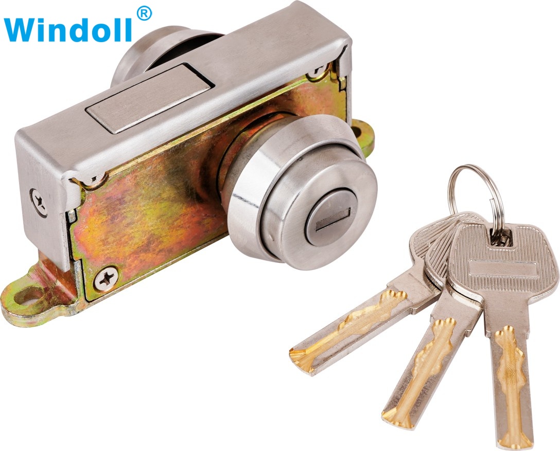 High Quality Glass Door Latch Ground Lock for Frameless Glass Door