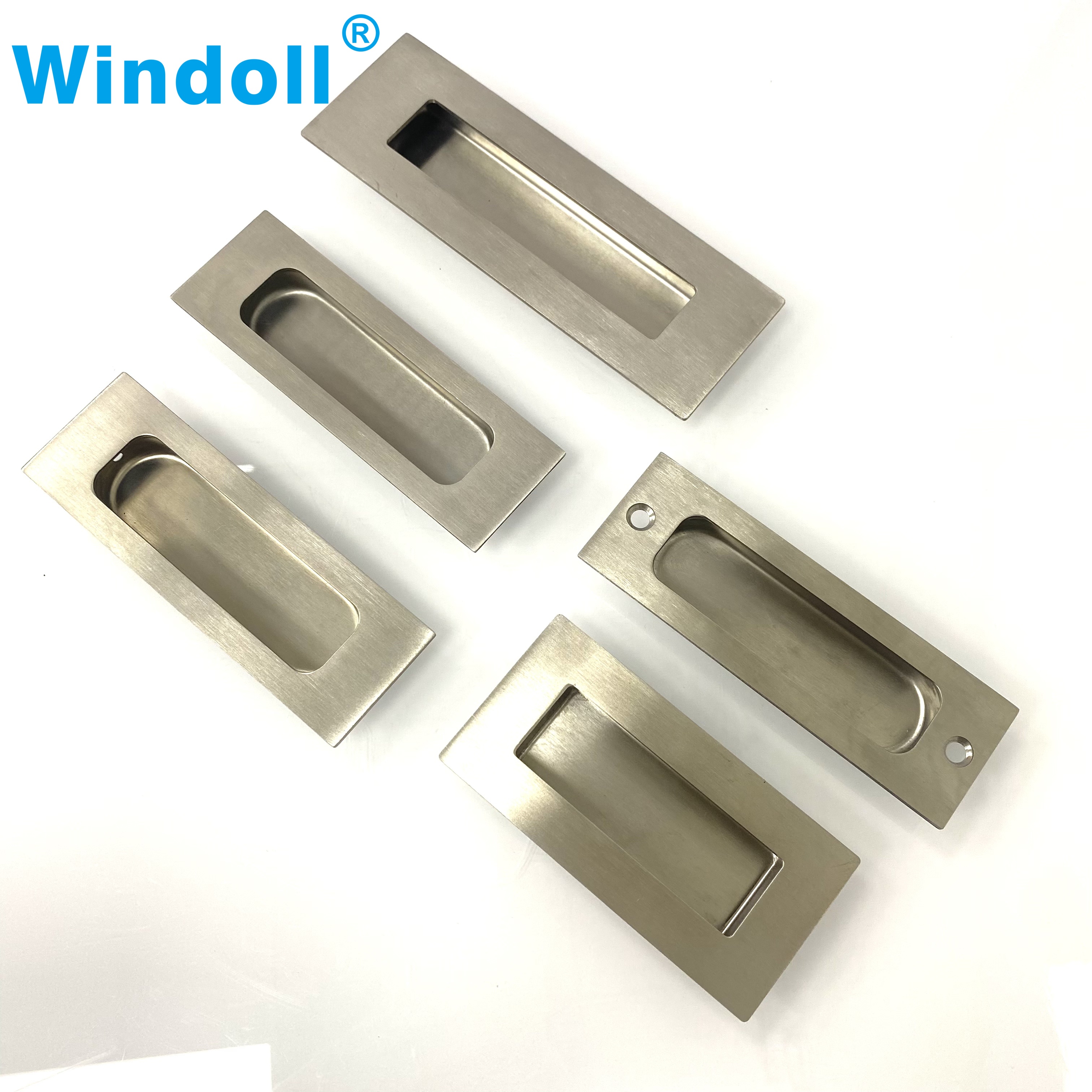 Manufacturer Stainless Steel Recessed invisible Square Handle Furniture Cabinet Hidden Closet Door Handle