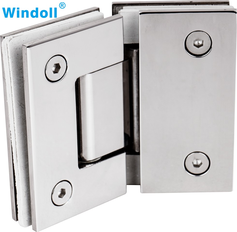 180 Degress Soft Close Cabinet Hinges Glass Hardware Bathroom Glass To Wall Hinge