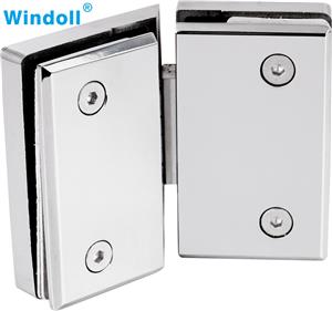 Customized Stainless Steel Shower Hinge Bevel Edge Glass Door Glass Wall Bathroom Accessories Factory Customization