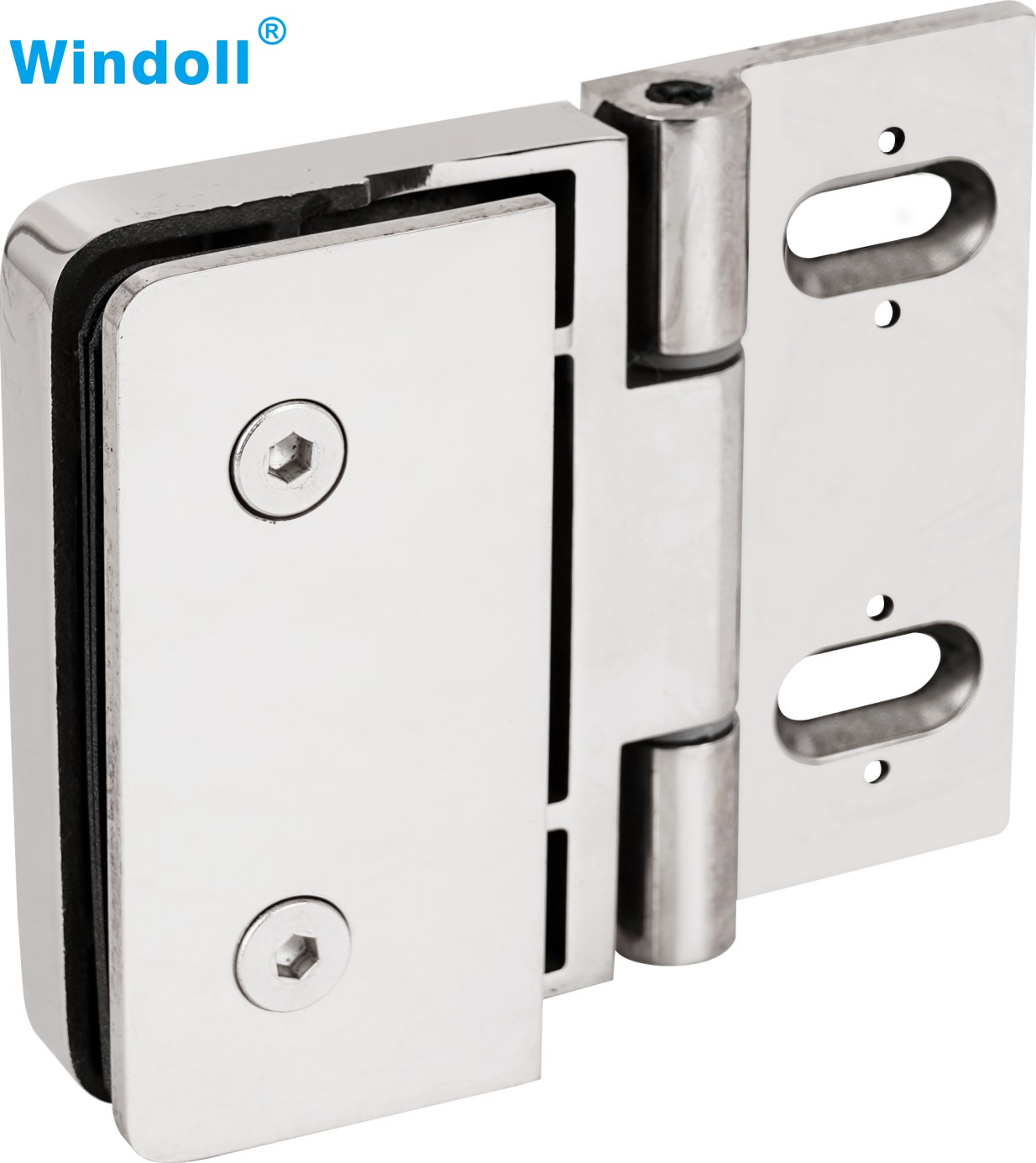Customized 90 Degree Shower Door Clip Modern Bathroom Glass Wall to Glass Fixing Bracket Clamp for Hotels