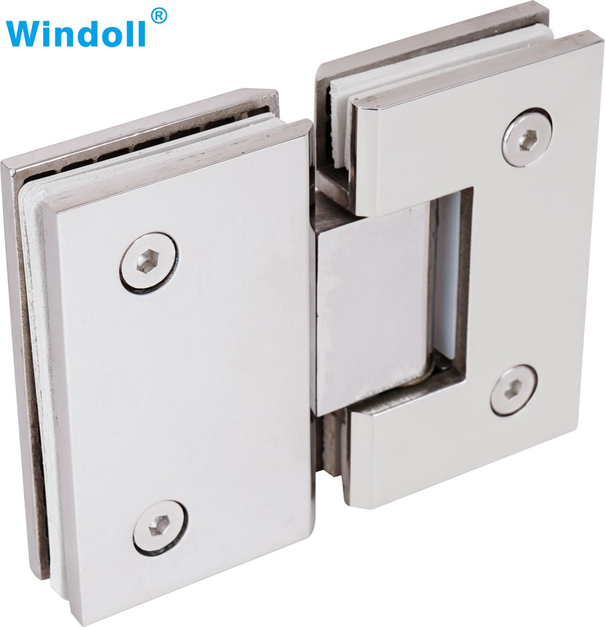 Heavy Duty and High Quality Glass Shower Hinge Stainless Steel Bathroom Shower Hinge 180 Degree