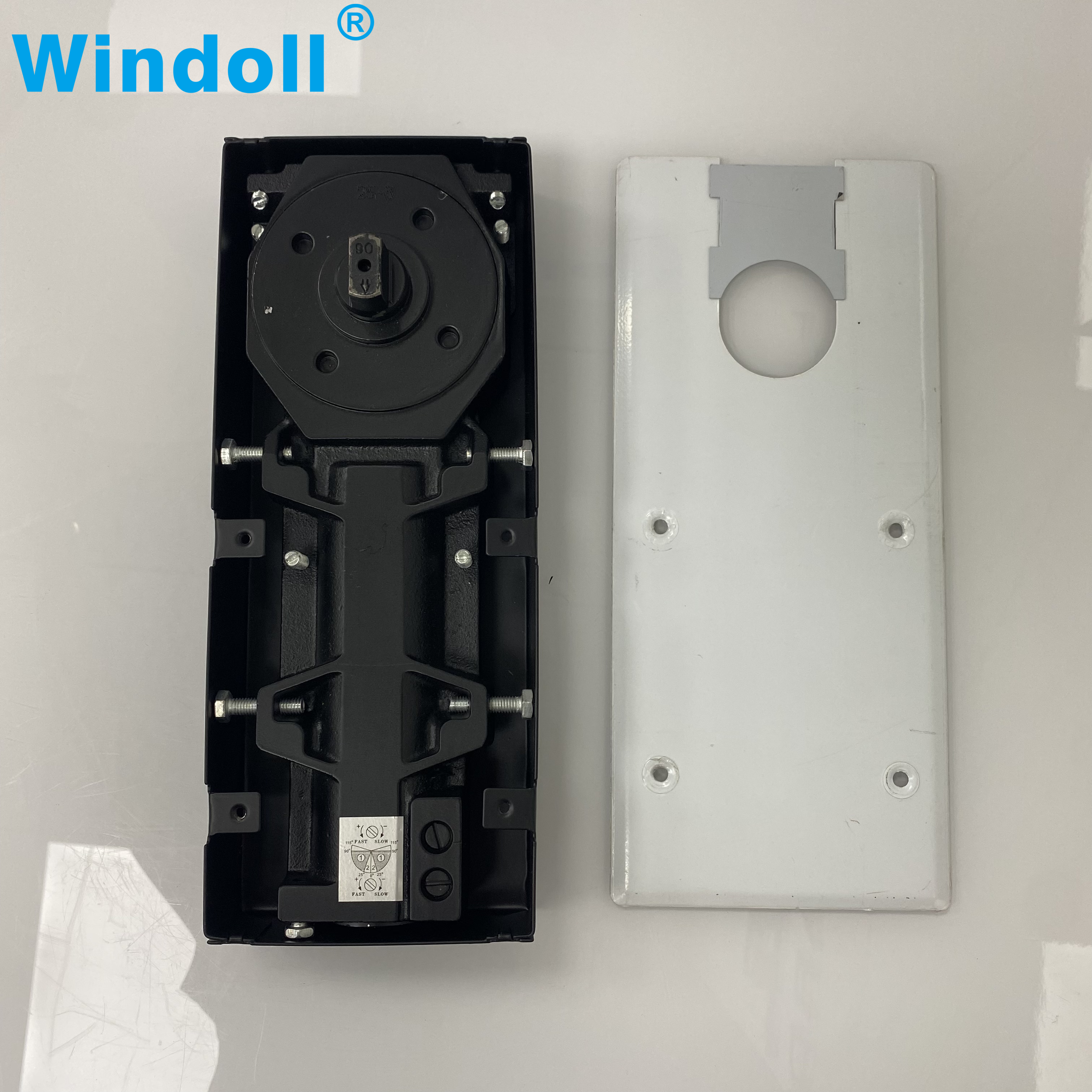 Heavy Duty Floor Spring Door Closer Hinge, Glass Door Digging Concealed Floor Spring