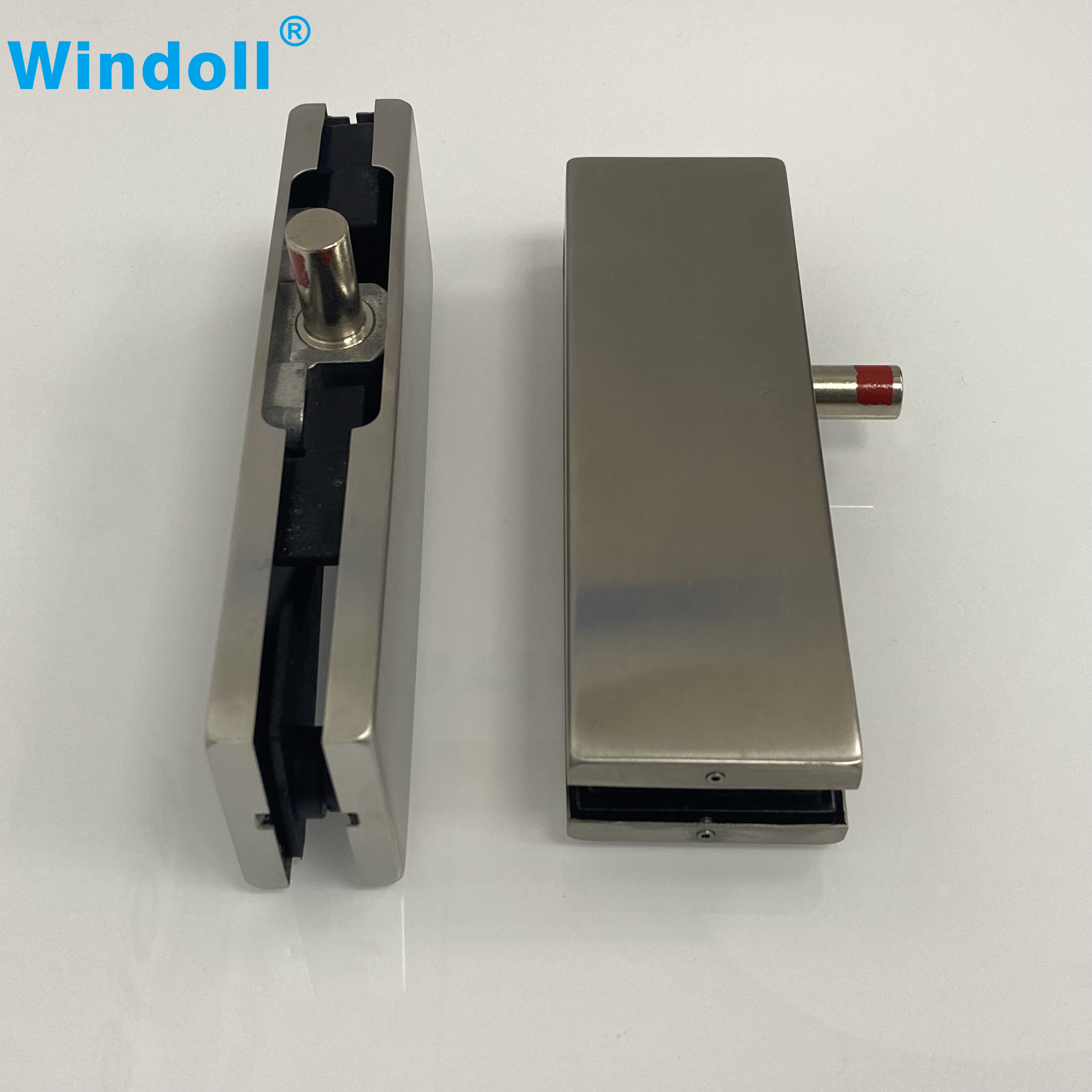 High Quality Custom Stainless Steel Glass Door Top Patch Fitting