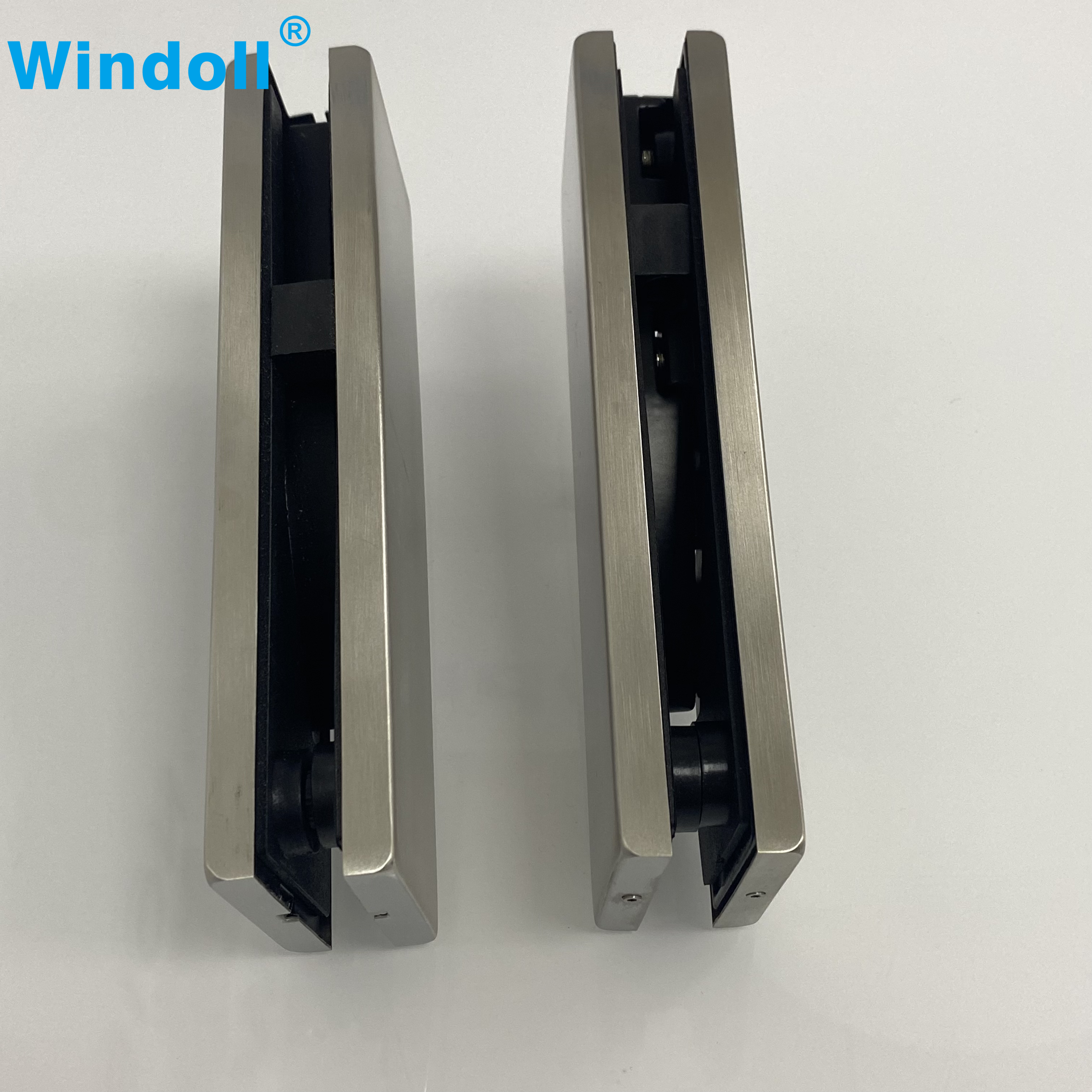 Upper And Bottom Hardware Stainless Steel Patch Fitting Glass Door