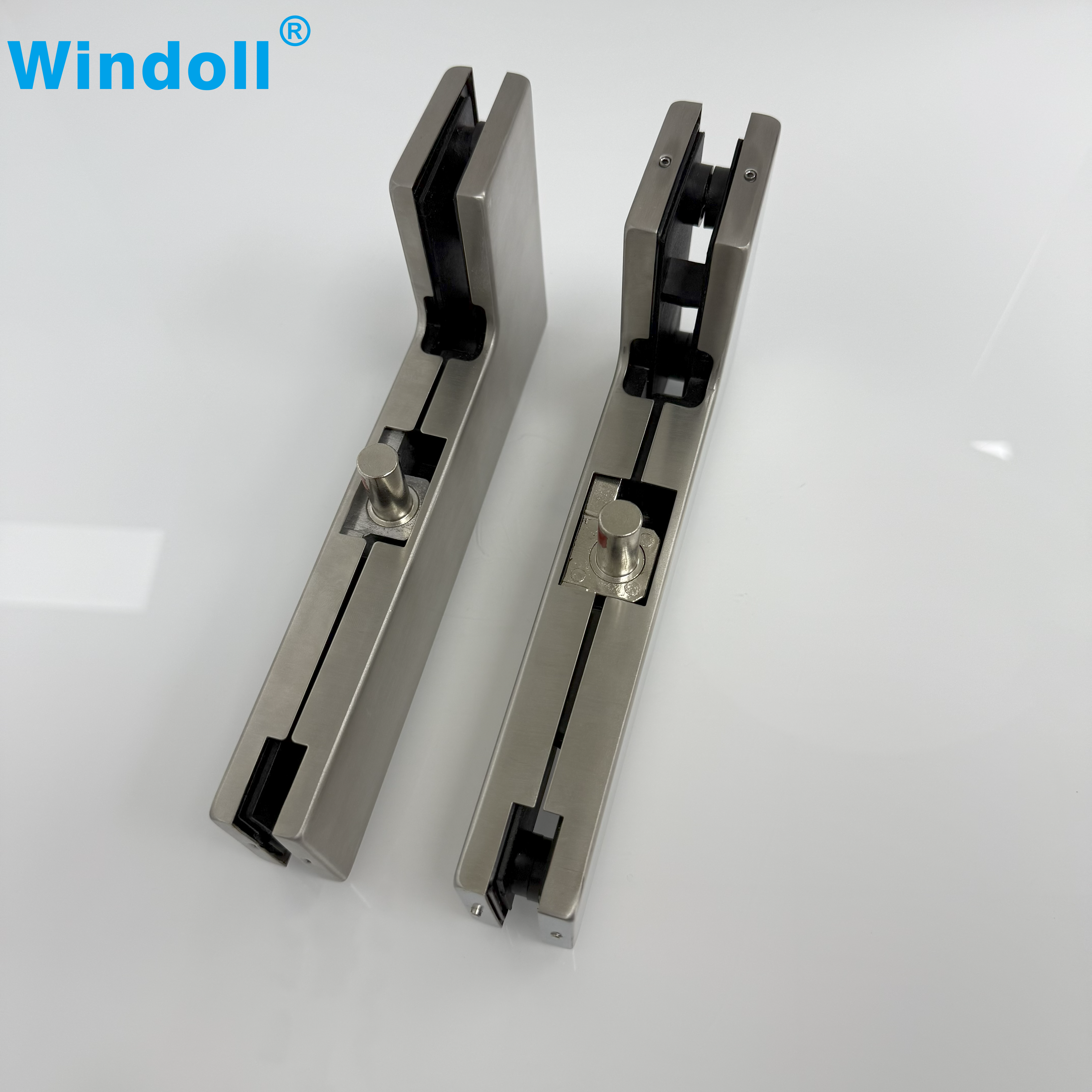 Frameless Hardware Steel Satin/Sanding Patch Fitting For Glass Mounting Clamp