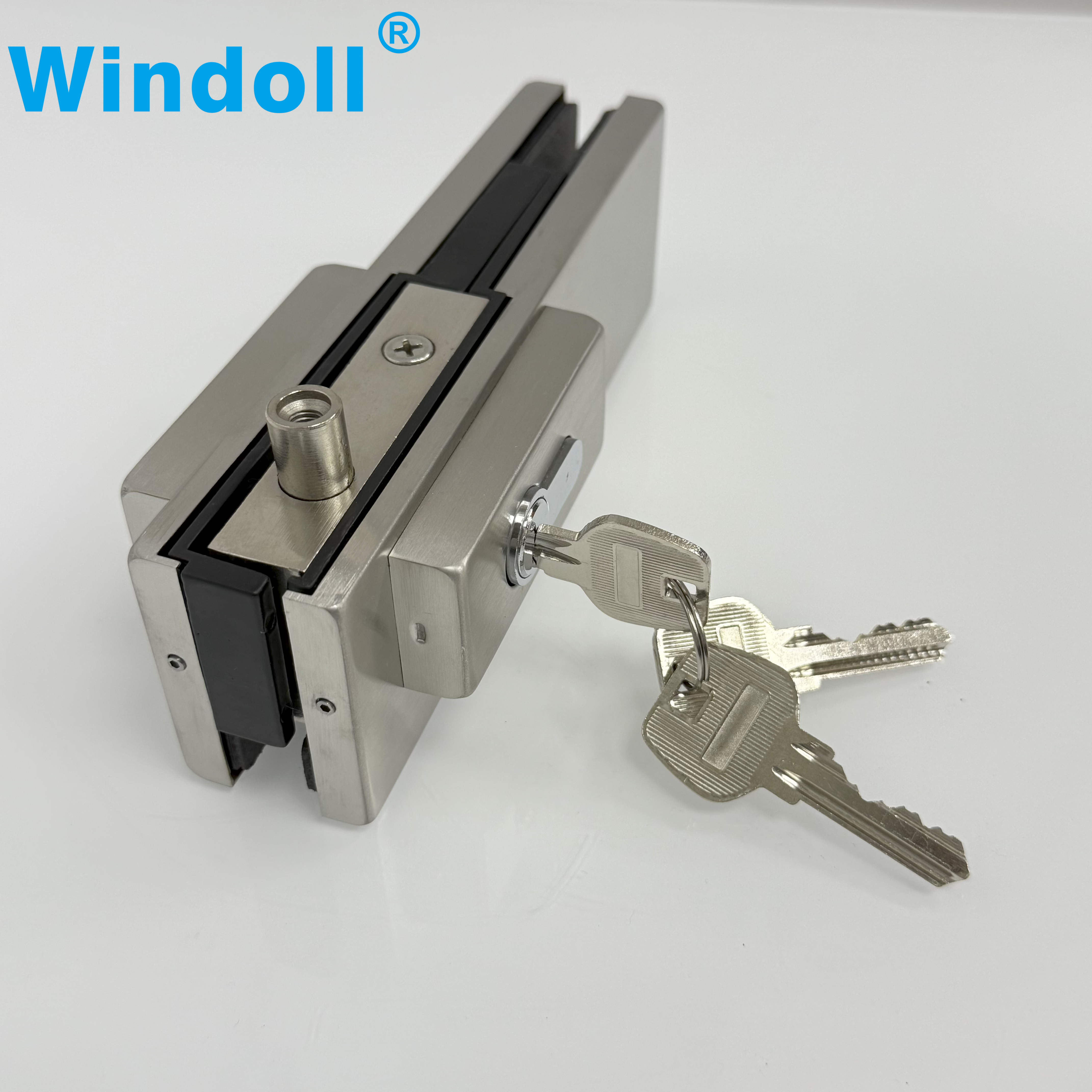 Modern SS304 Glass Door Patch Fittings Glass Hardware Door Clamp For Bathroom Glass Fittings