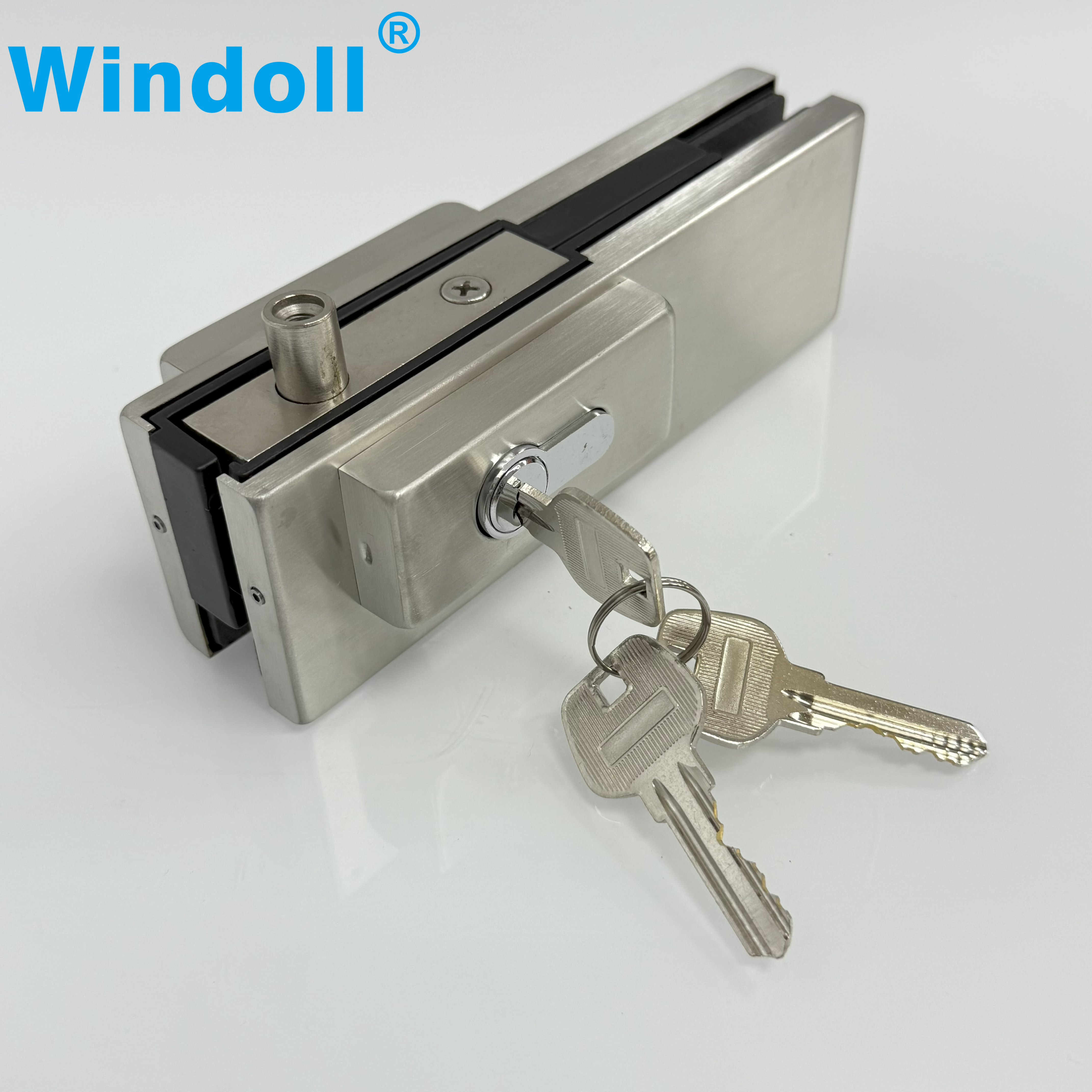 Modern SS304 Glass Door Patch Fittings Glass Hardware Door Clamp For Bathroom Glass Fittings