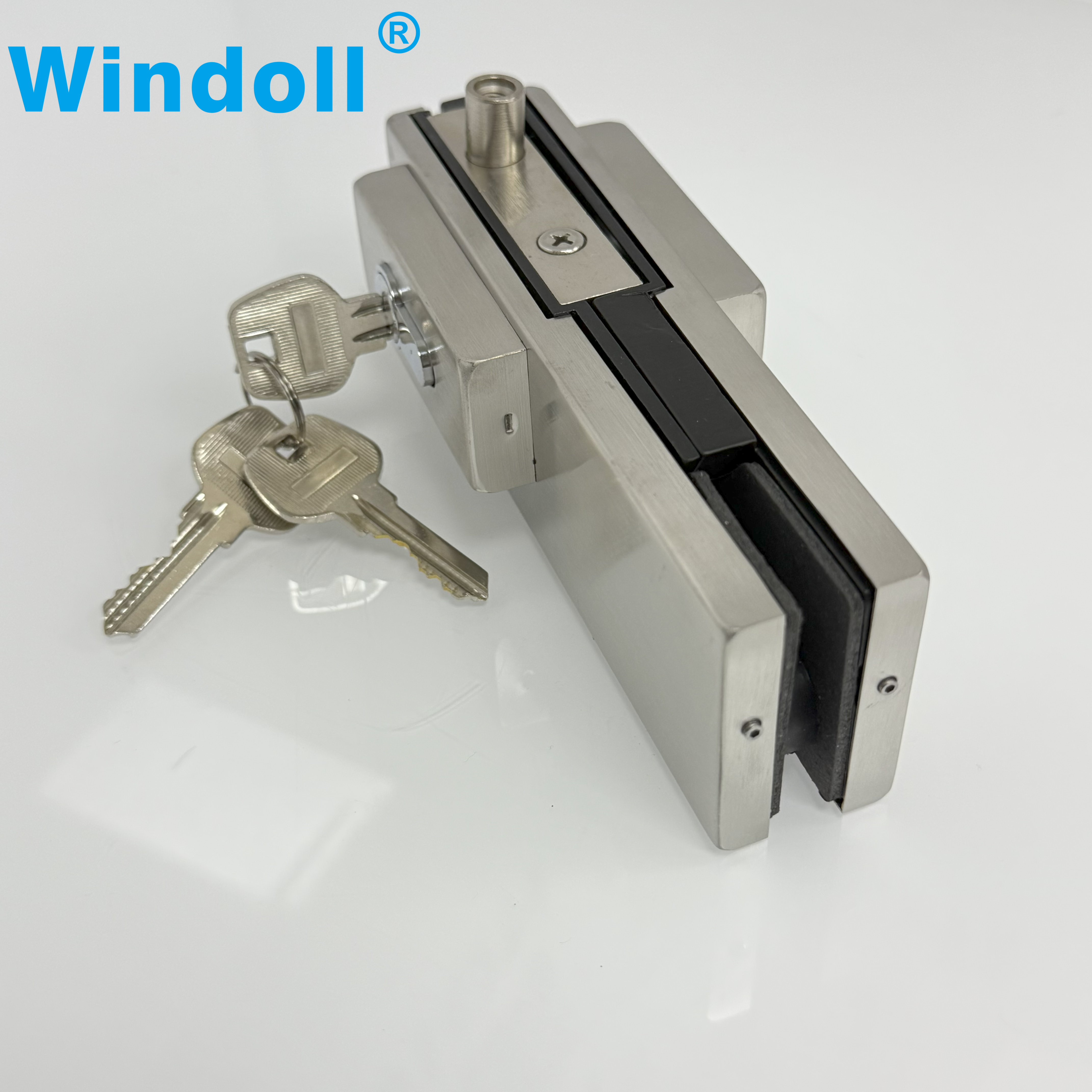 Modern SS304 Glass Door Patch Fittings Glass Hardware Door Clamp For Bathroom Glass Fittings