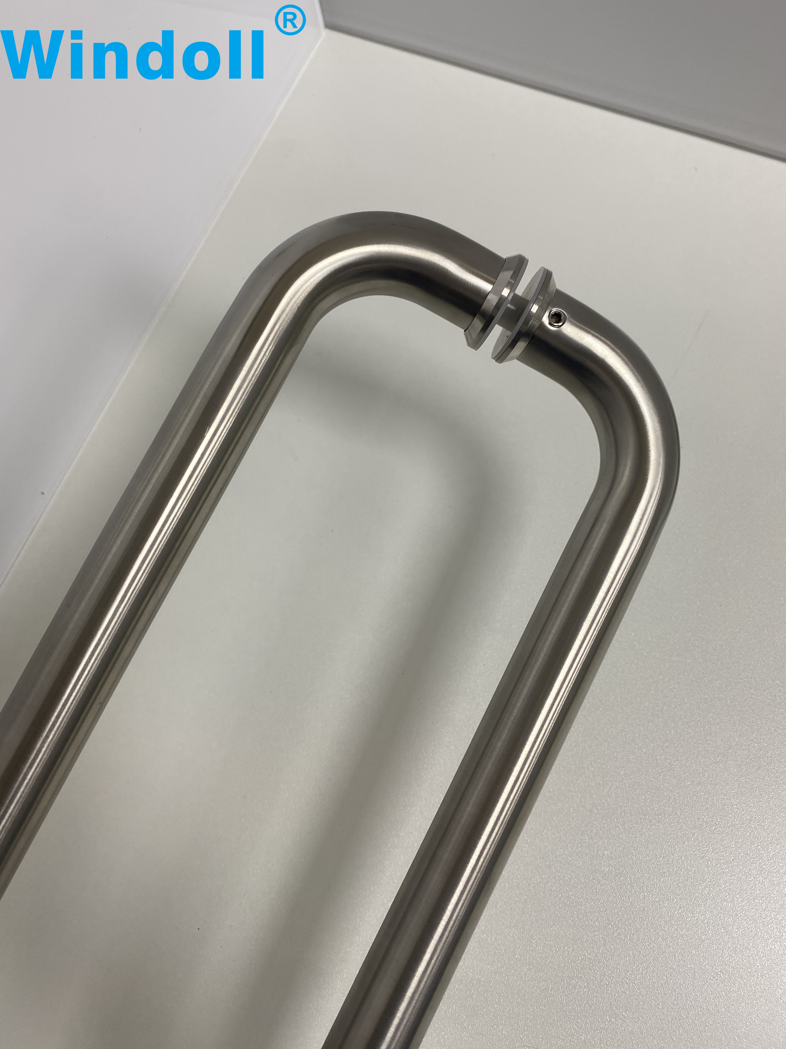 Condibe Shower Stainless Steel Room Glass Door Pull Handle Back to Back Towel Bar