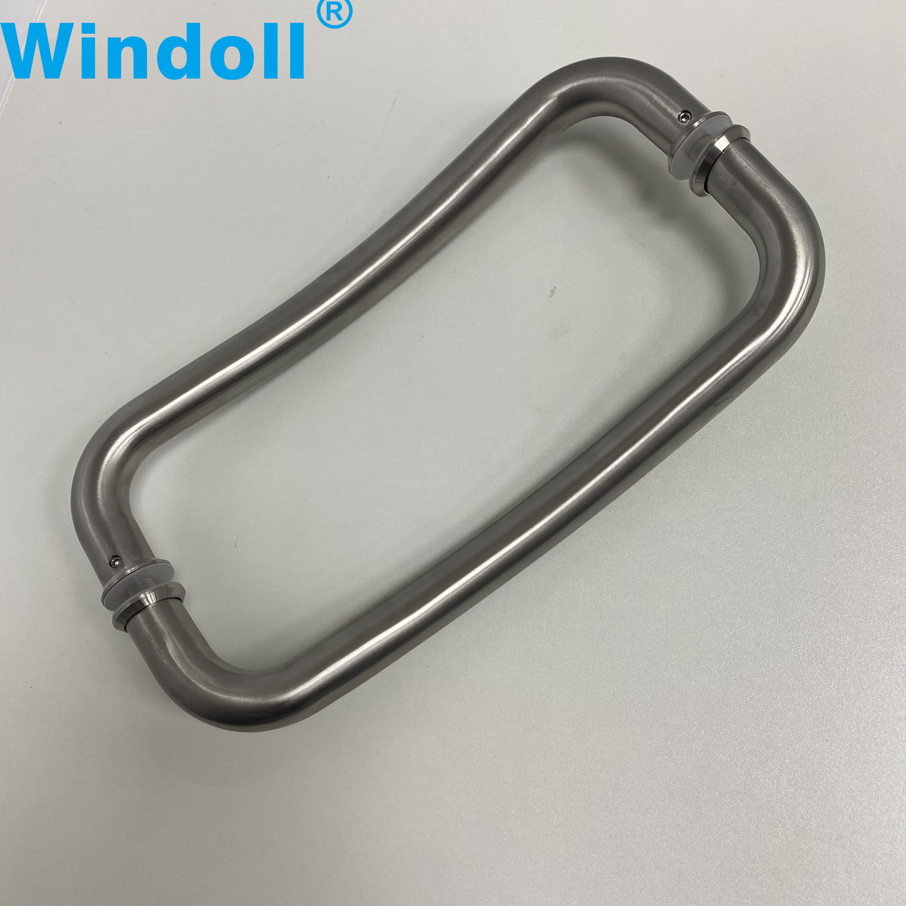 High Quality O shape Large Door Lever Handle Stainless Steel Polished Wooden Door Glass Door and showerroom Handle