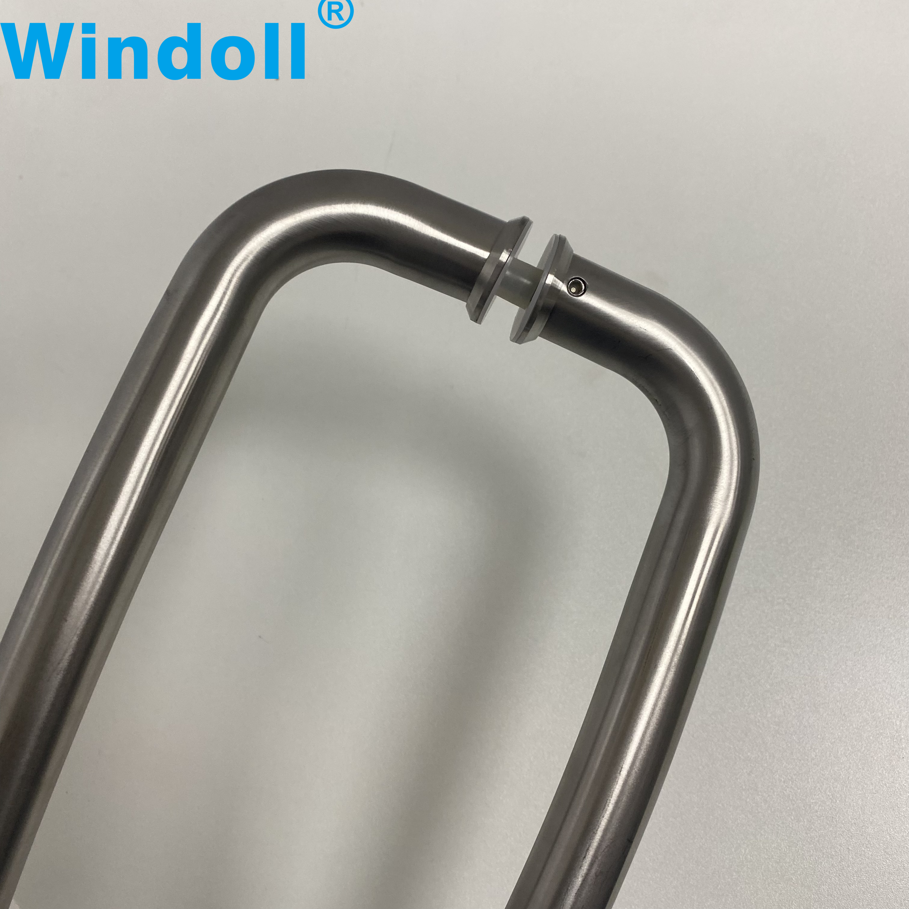 High Quality O shape Large Door Lever Handle Stainless Steel Polished Wooden Door Glass Door and showerroom Handle