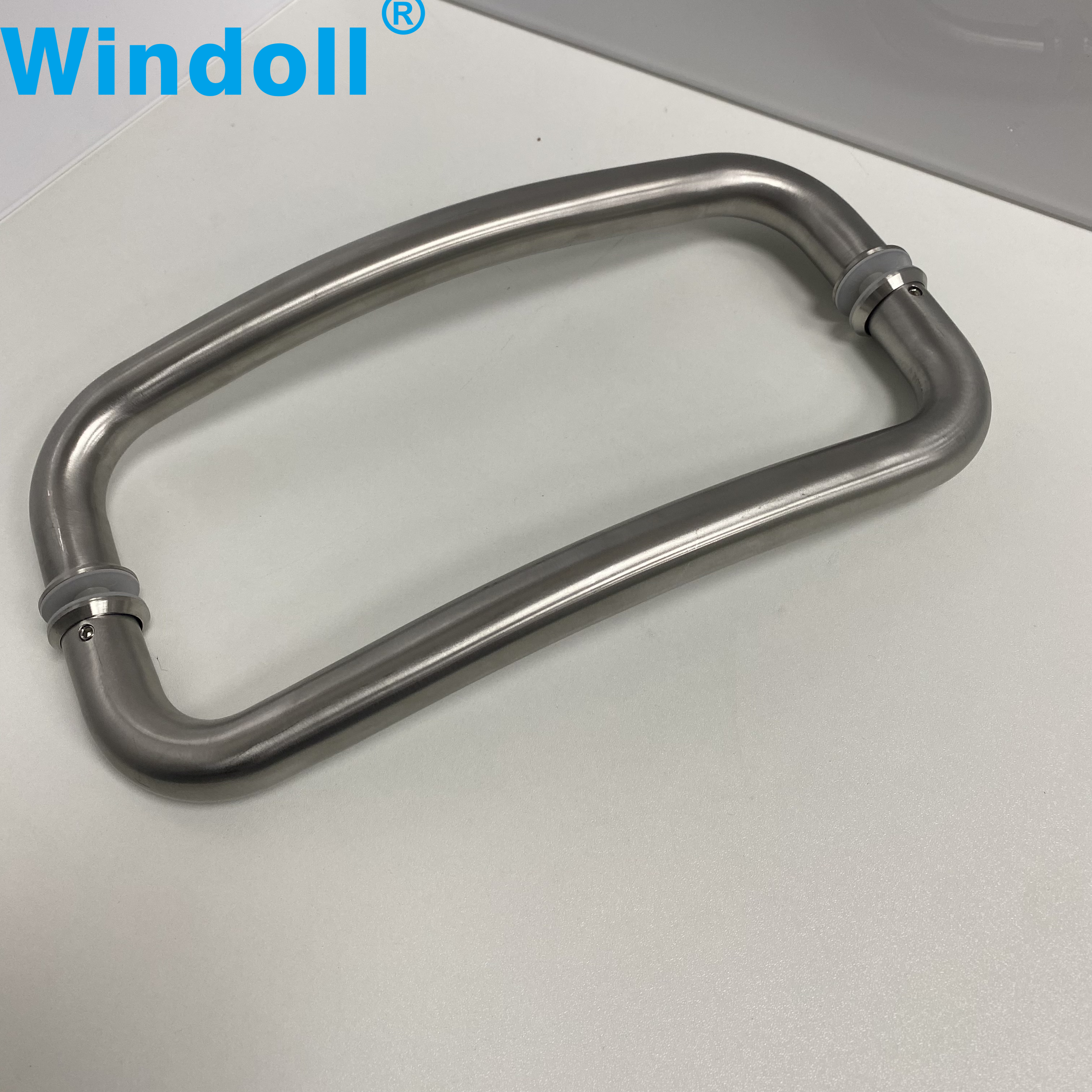 High Quality O shape Large Door Lever Handle Stainless Steel Polished Wooden Door Glass Door and showerroom Handle