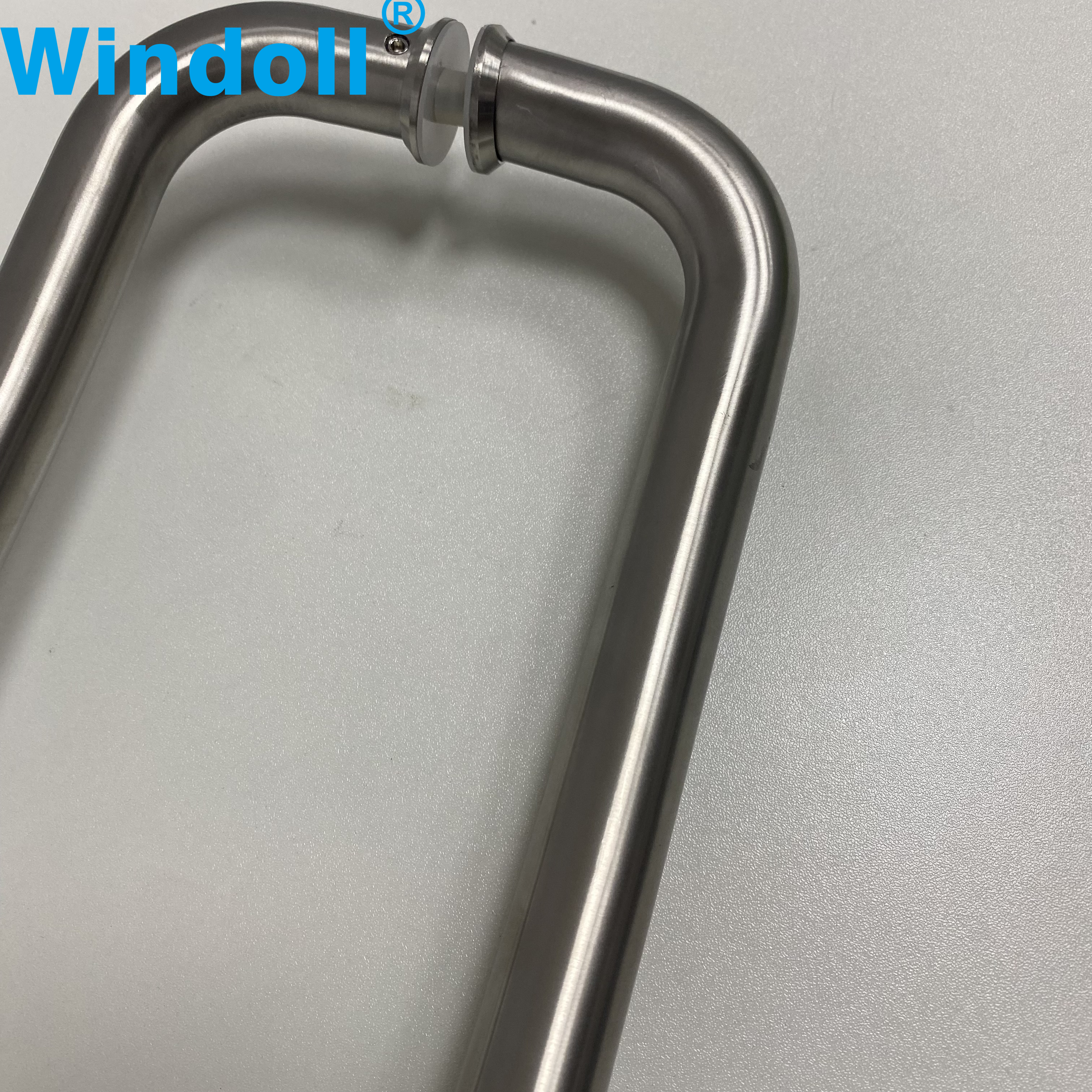 High Quality O shape Large Door Lever Handle Stainless Steel Polished Wooden Door Glass Door and showerroom Handle