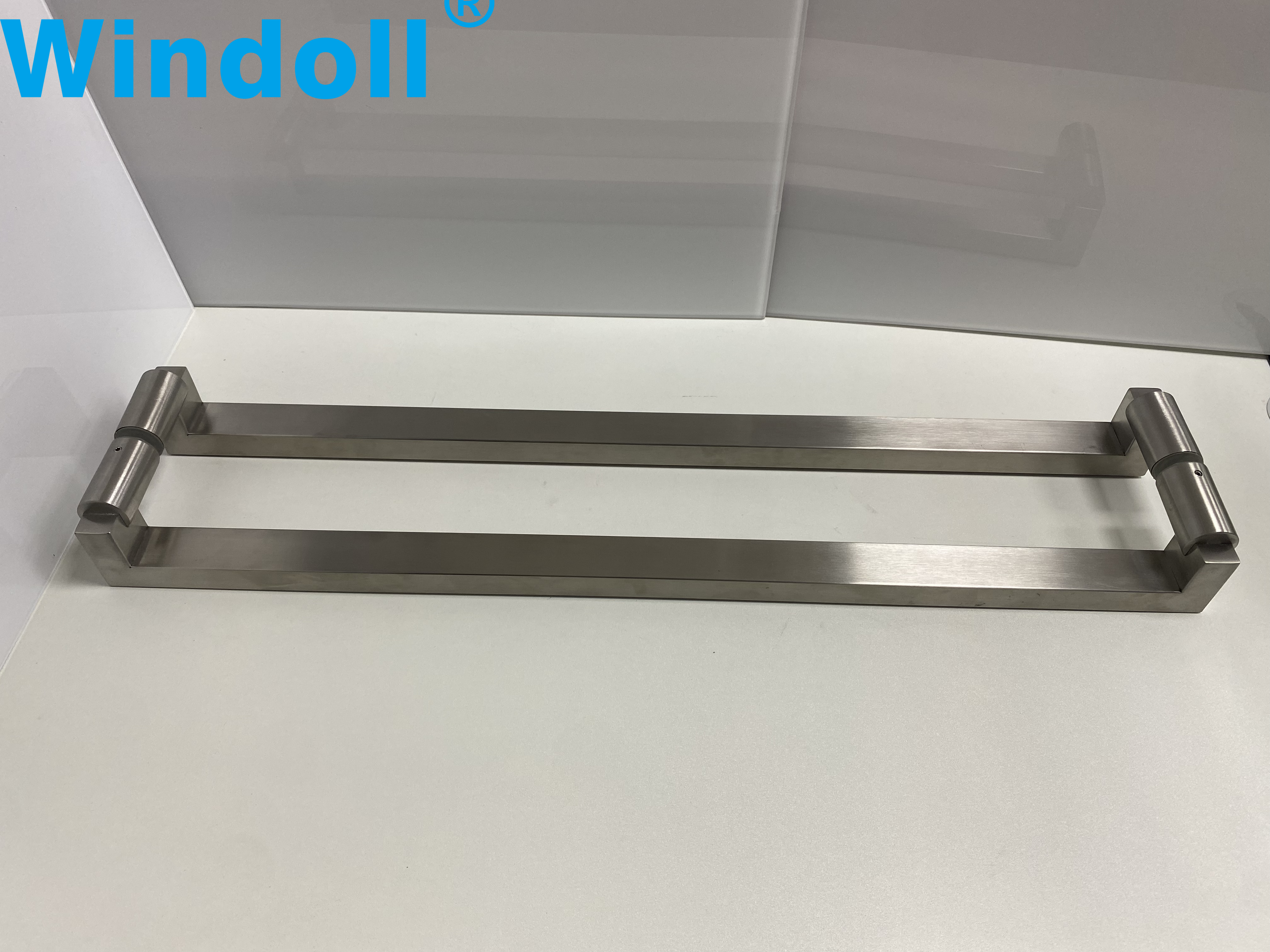 Stainless Steel Long Main Door Big Size Premium Glass Door Wood Handle Pull for Modern Glass Door
