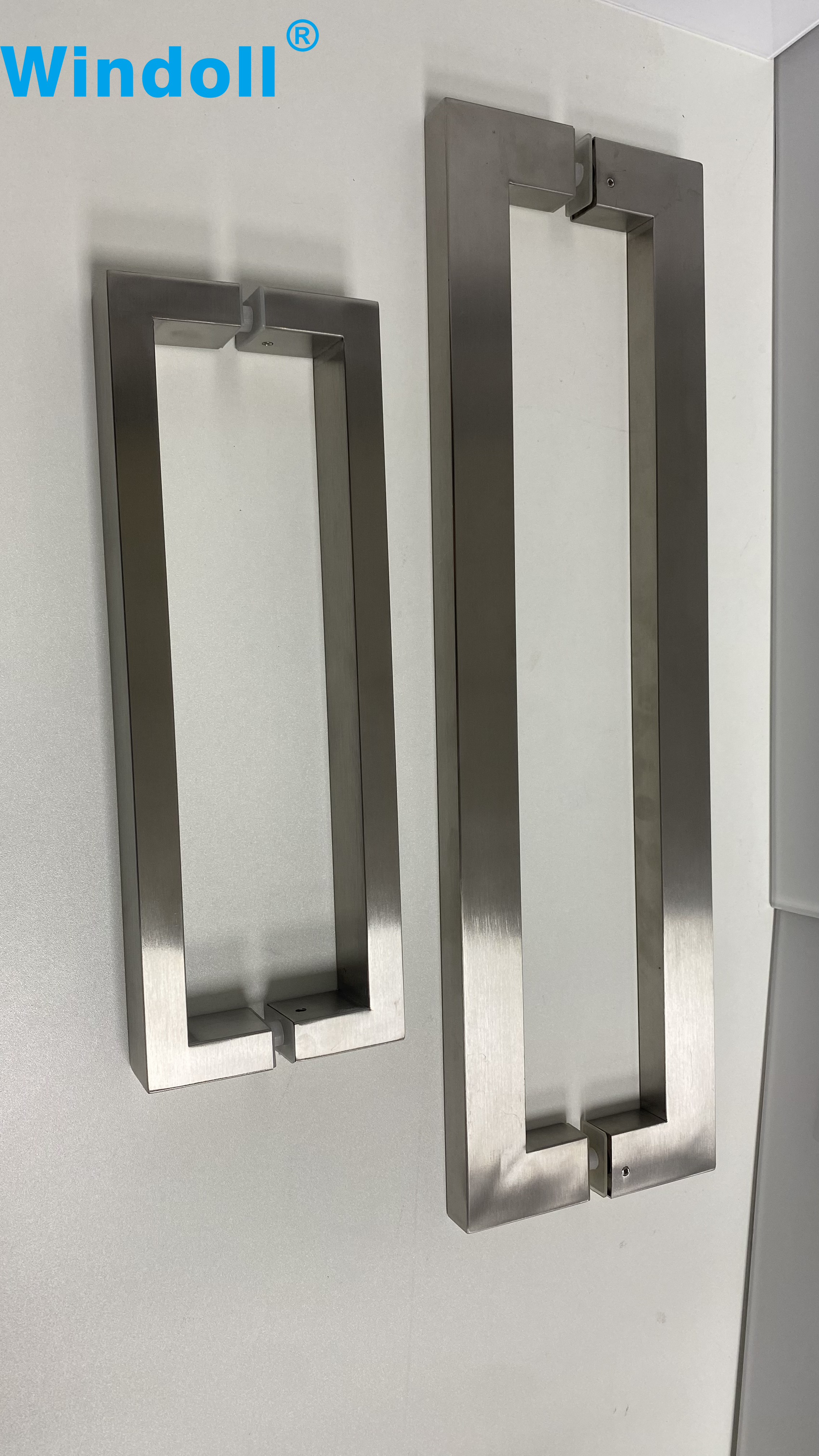 Stainless Steel Modern Entrance Door Pull Handle Stainless Steel Glass Door Long Ladder H Shape Pull Handle for Glass Door